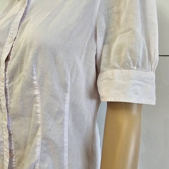 ✨ 3/$10✨ Jacob thin button down short sleeve blouse - Picture 2 of 16